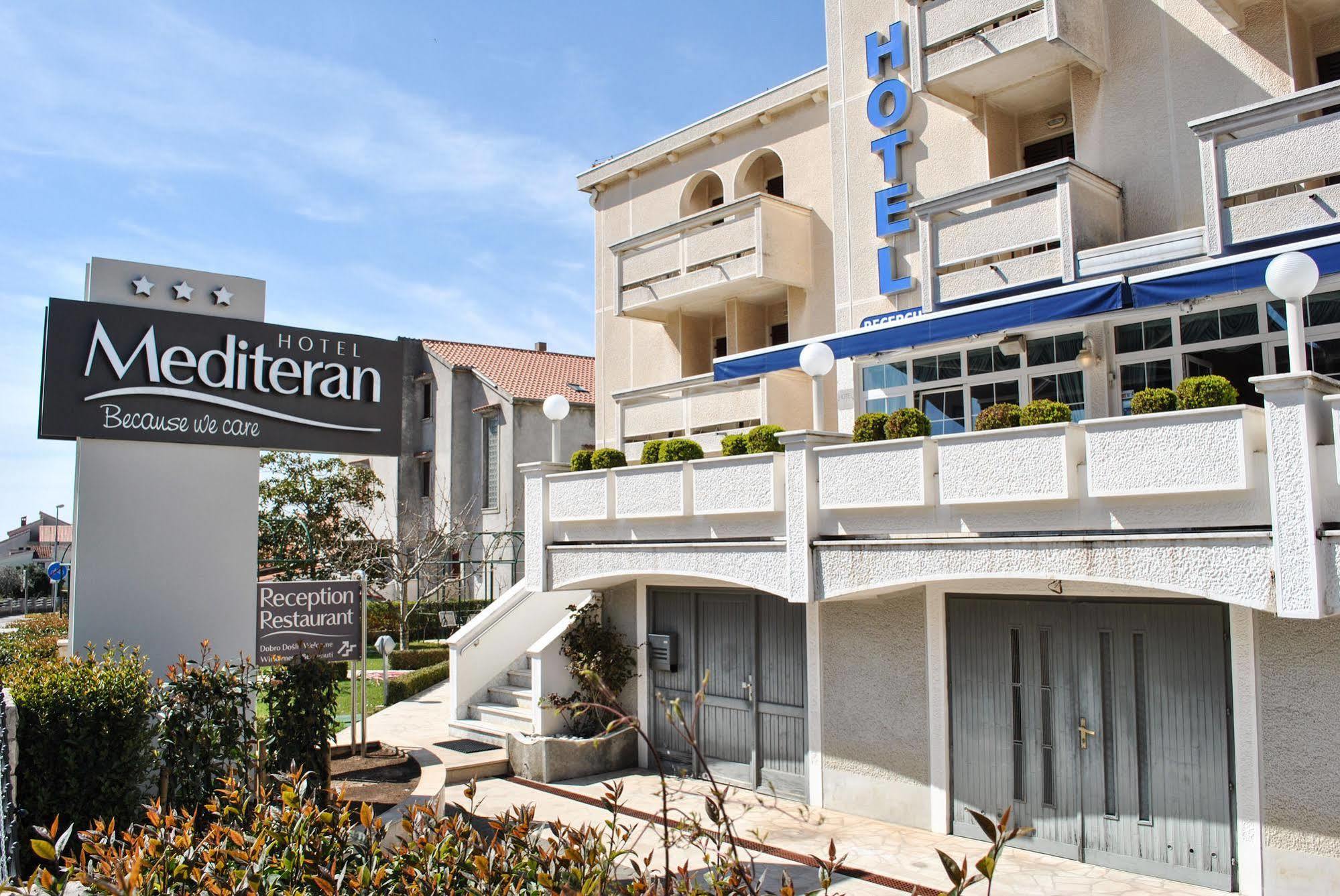 Hotel Mediteran Zára Kültér fotó